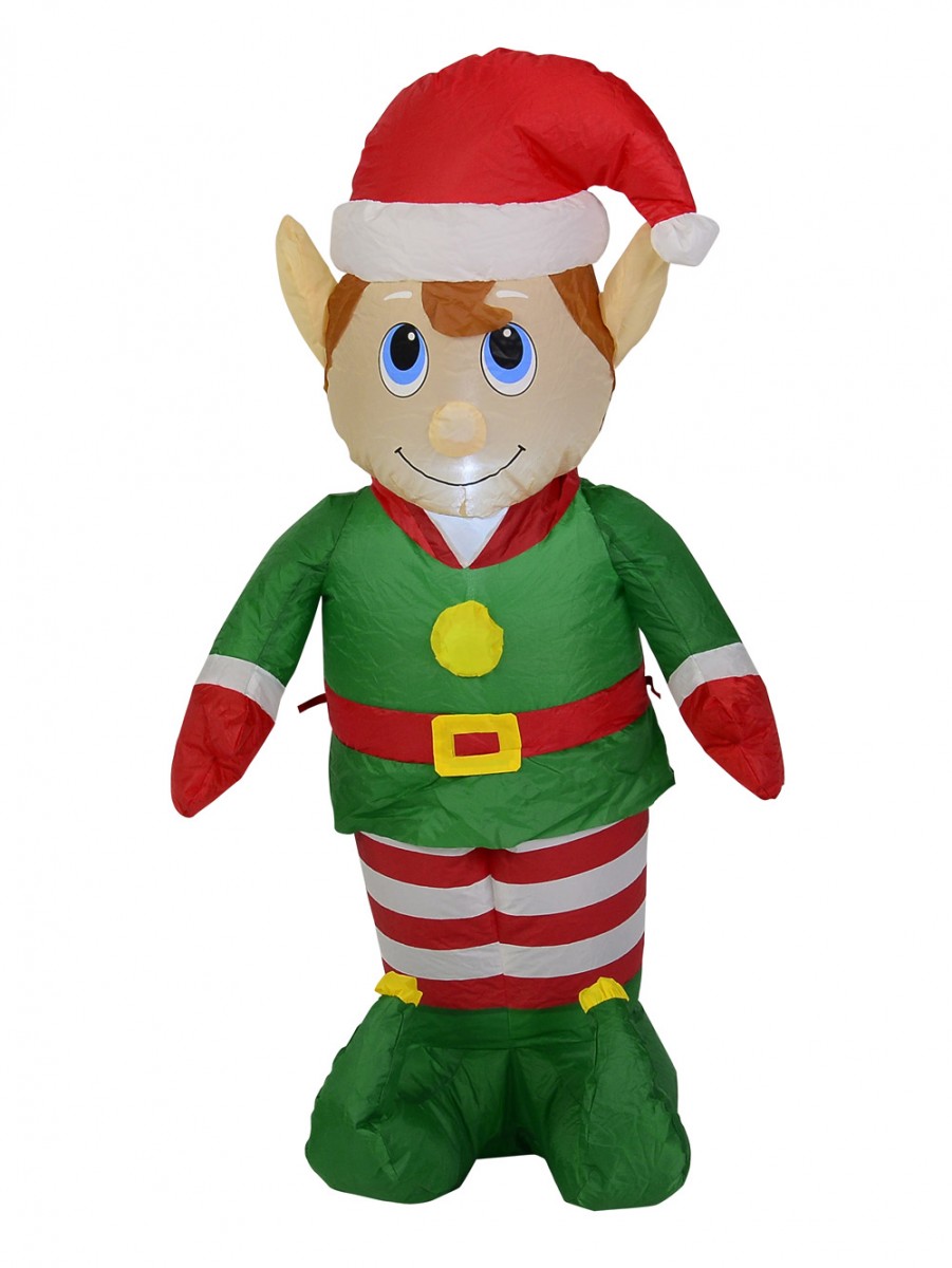 Standing Boy Elf Illuminated Inflatable - 1.2m | Product Archive | Buy ...