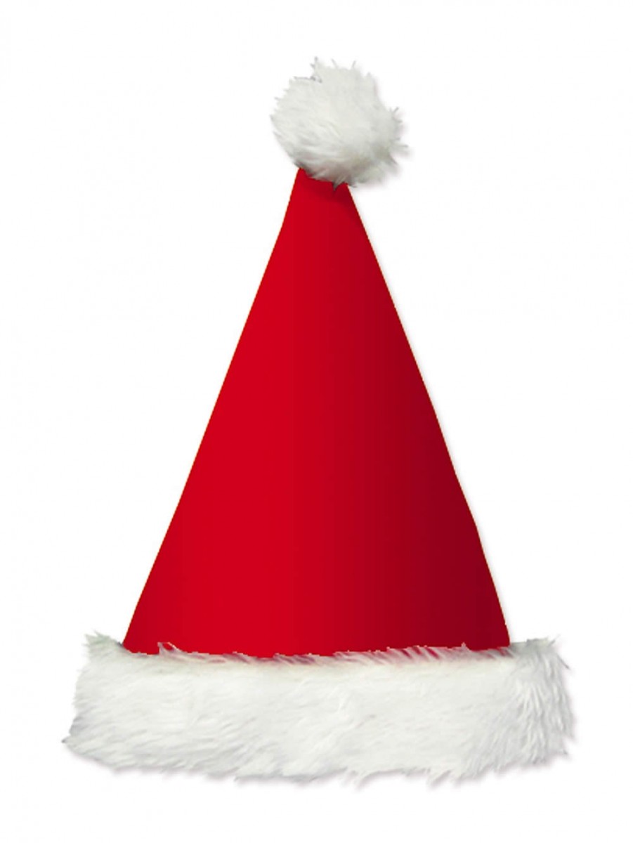 Plush Santa Hat - 40cm  Santa Hats, Suits & Stockings 