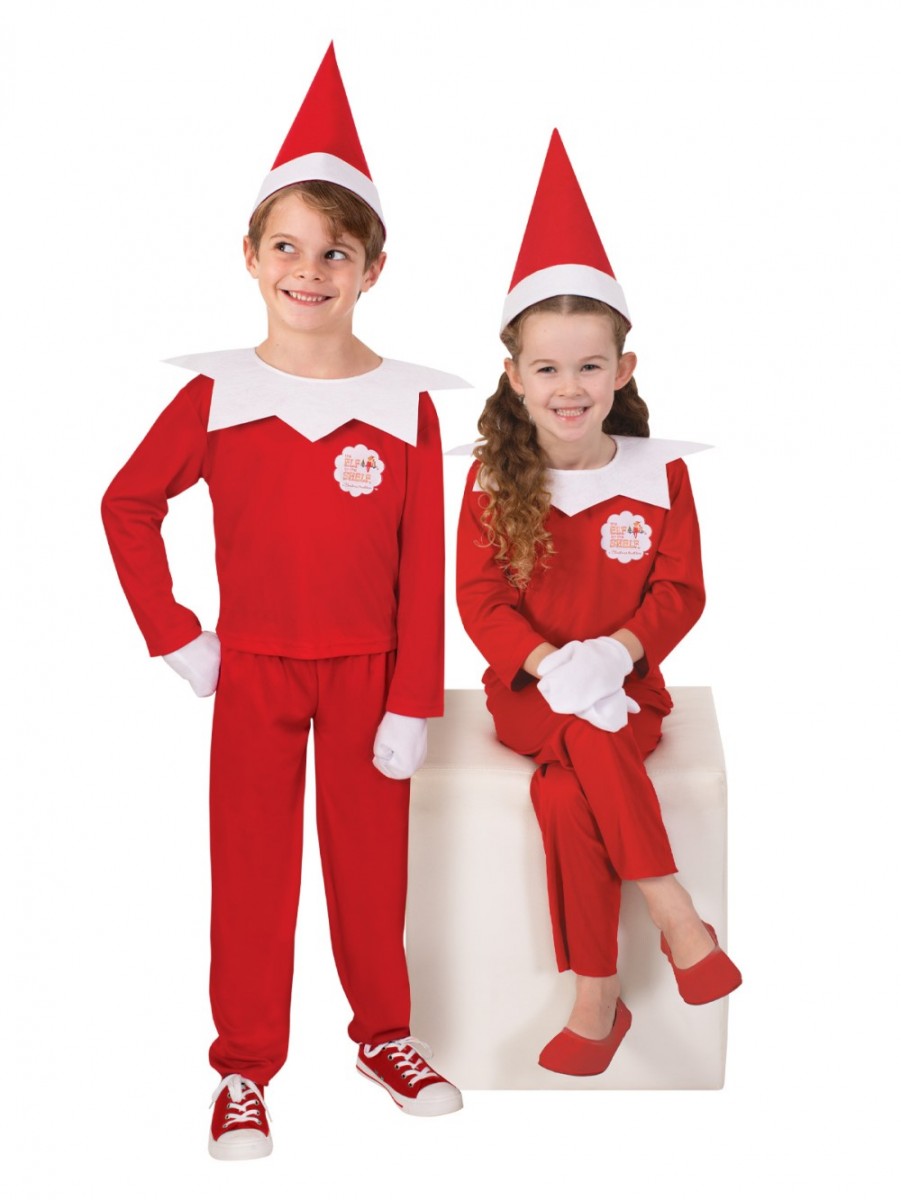 The Elf On The Shelf 3 Piece Children Costume - One Size For Most 3-5 ...