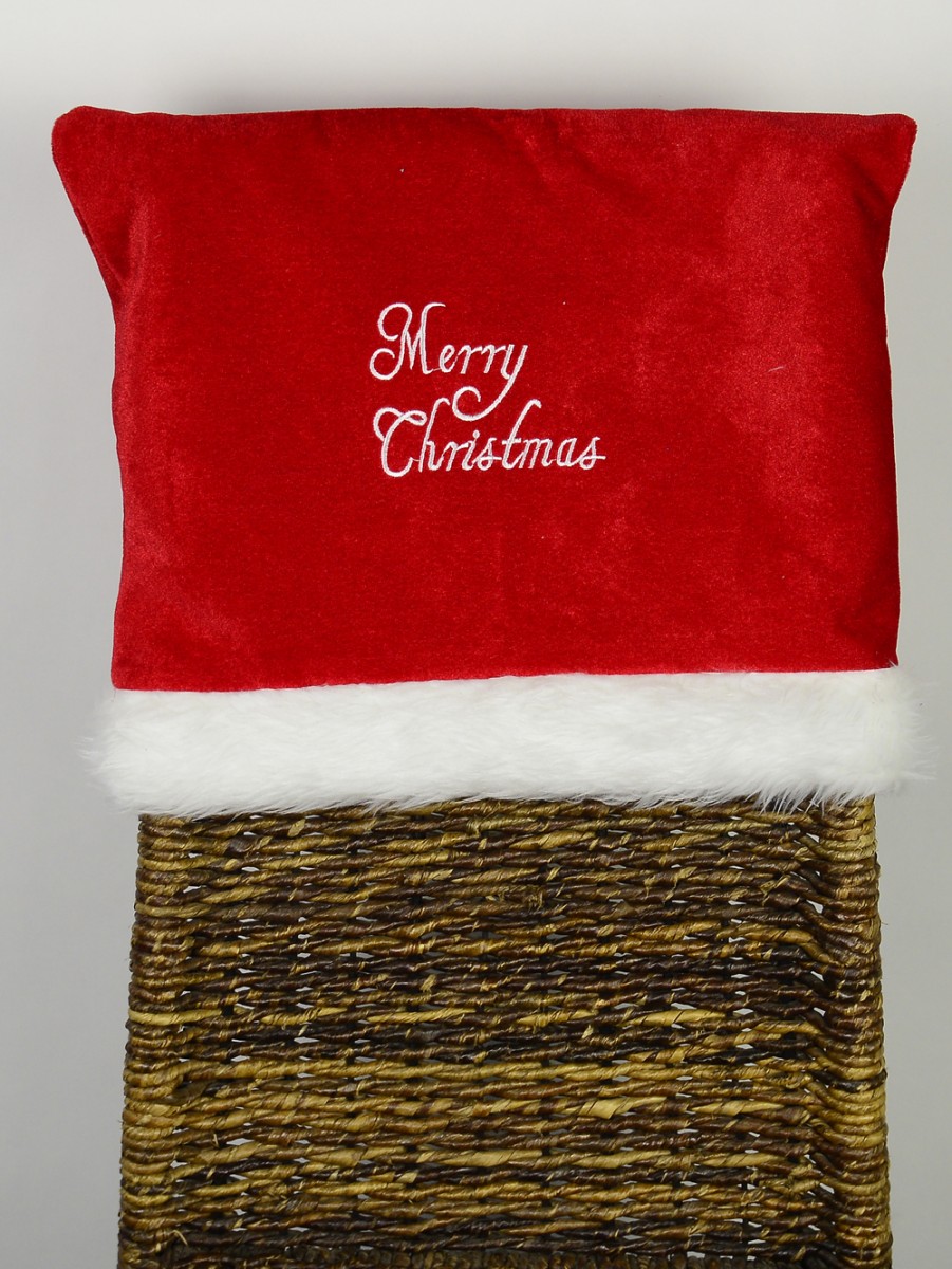 Merry Christmas Red Velvet Santa Hat Chair Cover Product Archive Buy Online From The Christmas Warehouse