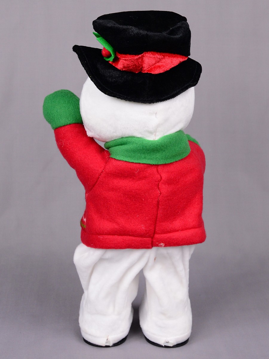 Animated Hip Swinging & Snowflake Spinning Snowman - 40cm | Product ...
