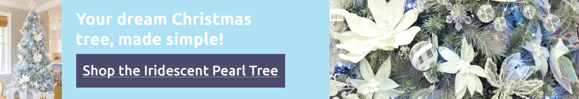 Shop Our Iridescent Pearl Decorated Tree