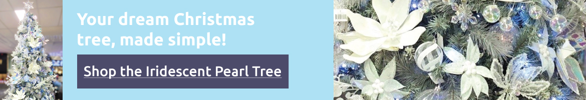 Shop Our Iridescent Pearl Decorated Tree