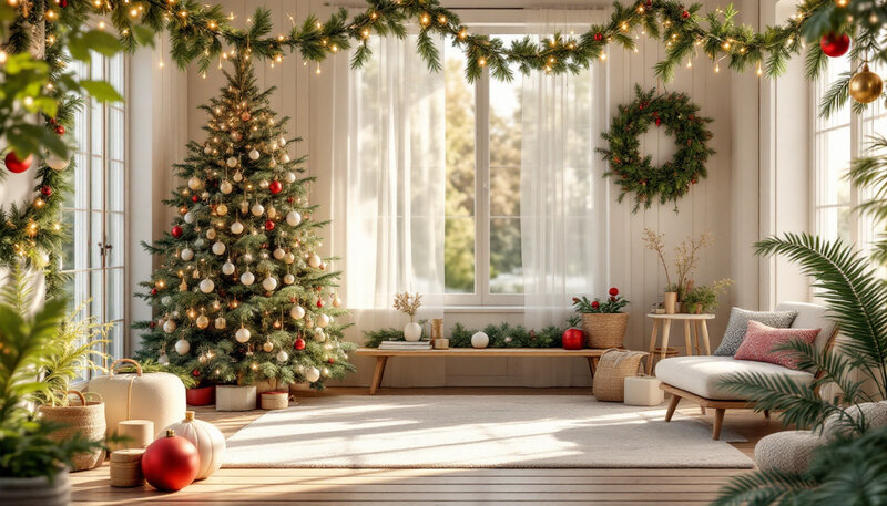 Christmas Decorations In Summer