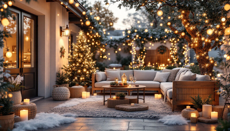 Christmas Decorations For Outdoor Entertaining