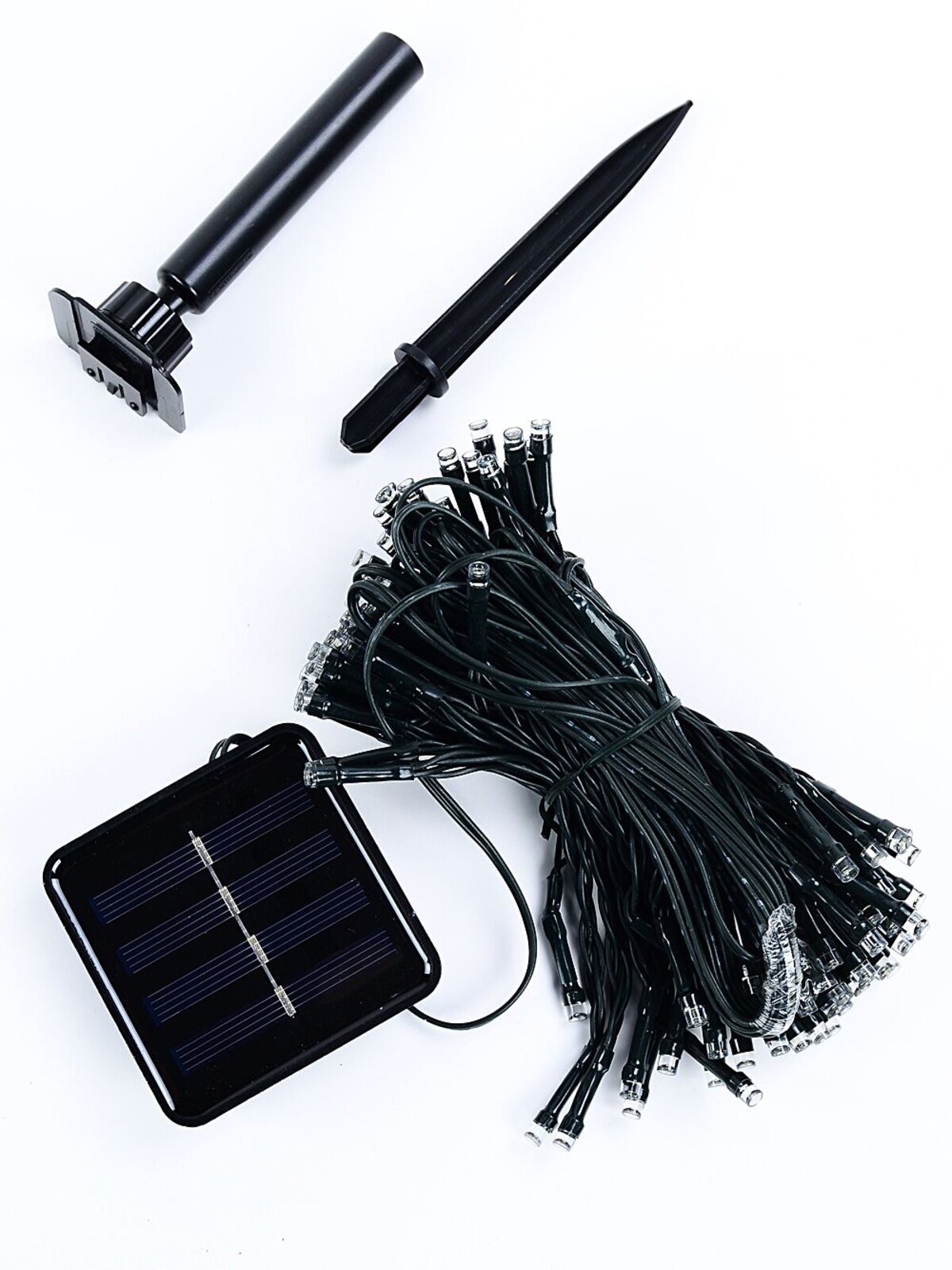 100 Cool White LED Solar String Fairy Lights 8 Function | 10m — image 3