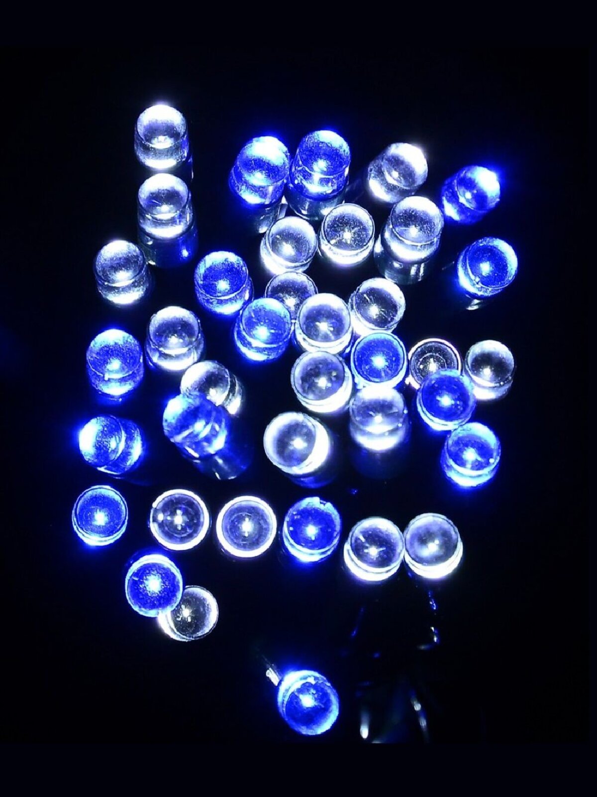 1000 Blue & Cool White LED String Fairy Lights 8 Function | 50m — image 2