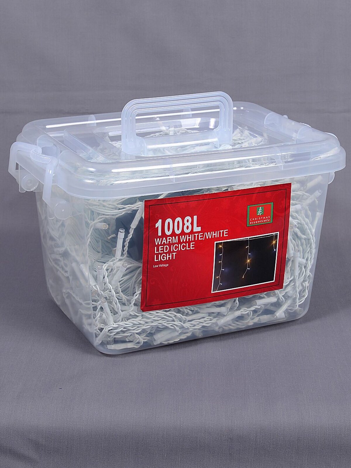 1008 Warm & Cool White LED Icicle Lights 8 Function With Memory Hold | 50m — image 3