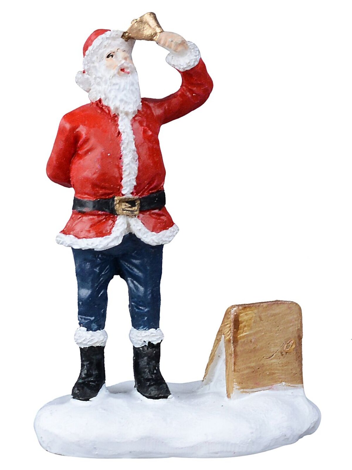 10x Posing Santa Claus & Snowy Pine Village Scene | 11cm Tree — image 5