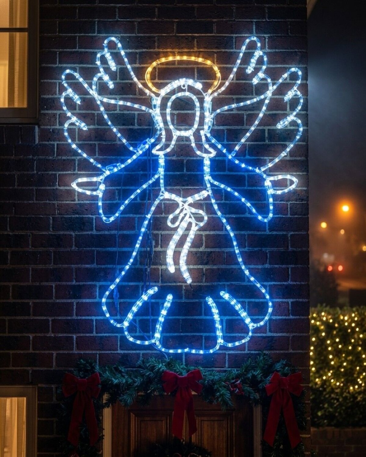 1.1m Dynamic Angel Of Bethlehem Outdoor Christmas LED Rope Light Display — image 2