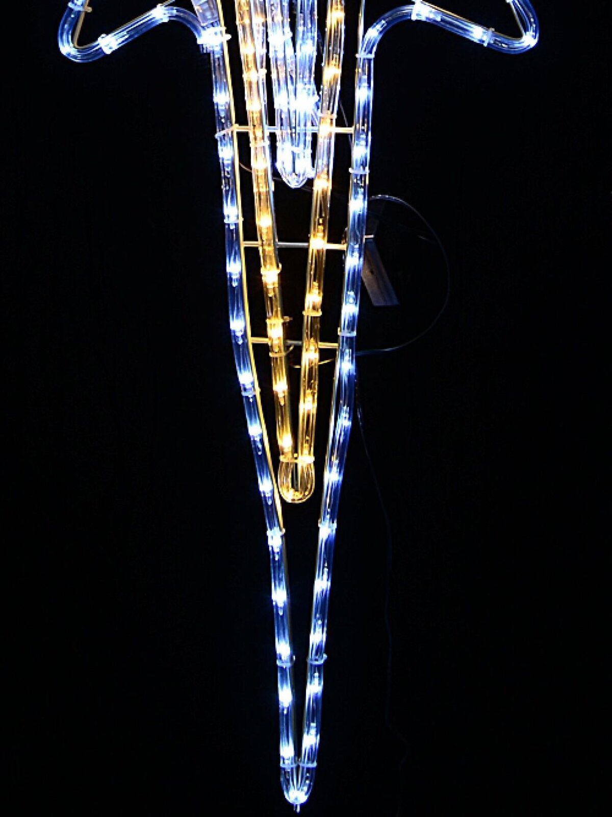 1.1m Dynamic Star Of Bethlehem Outdoor Cool & Warm White LED Light Display — image 4
