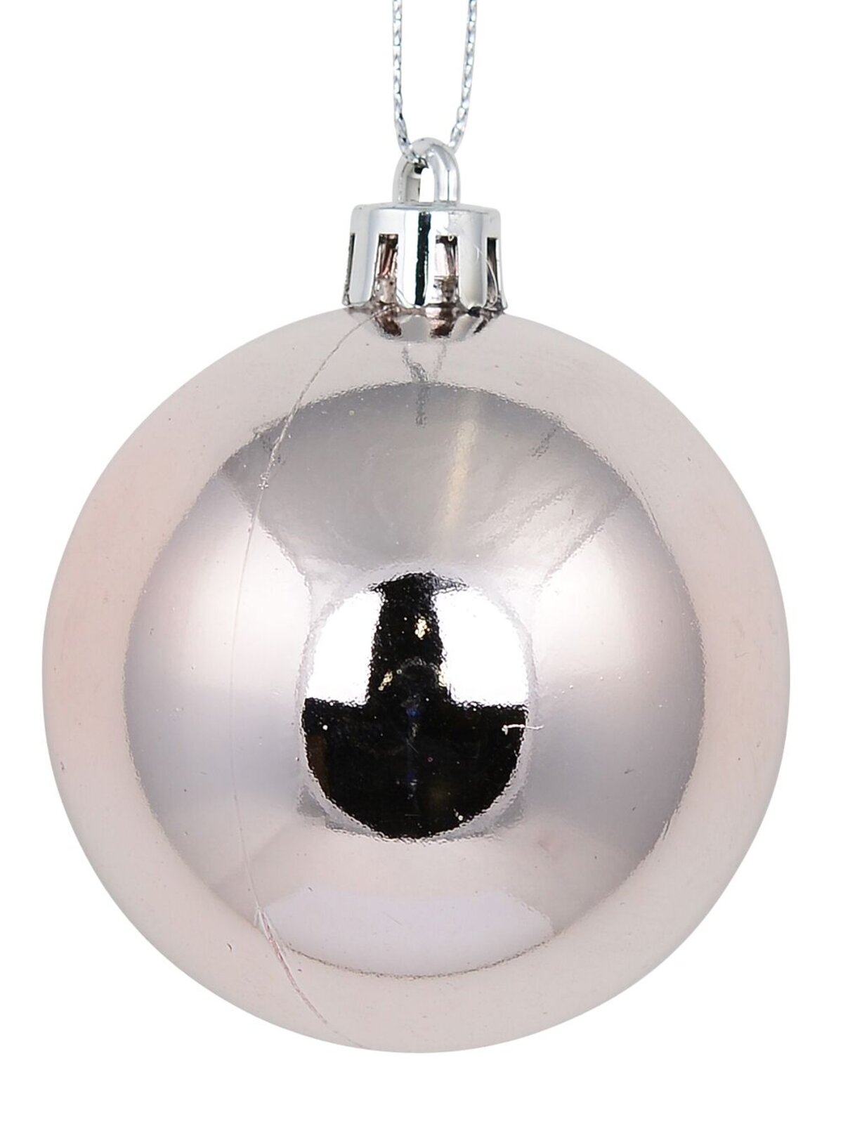 12 x 60mm Pink Glitter, Matte & Metallic Christmas Baubles — image 5