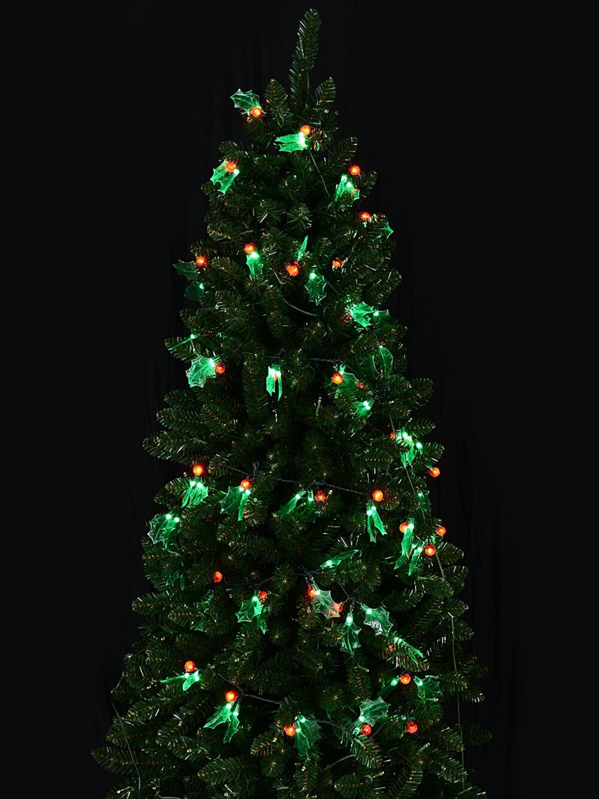 120 Green & Red LED With Holly Leaf & Berries 8 Function | 2.9m — image 5