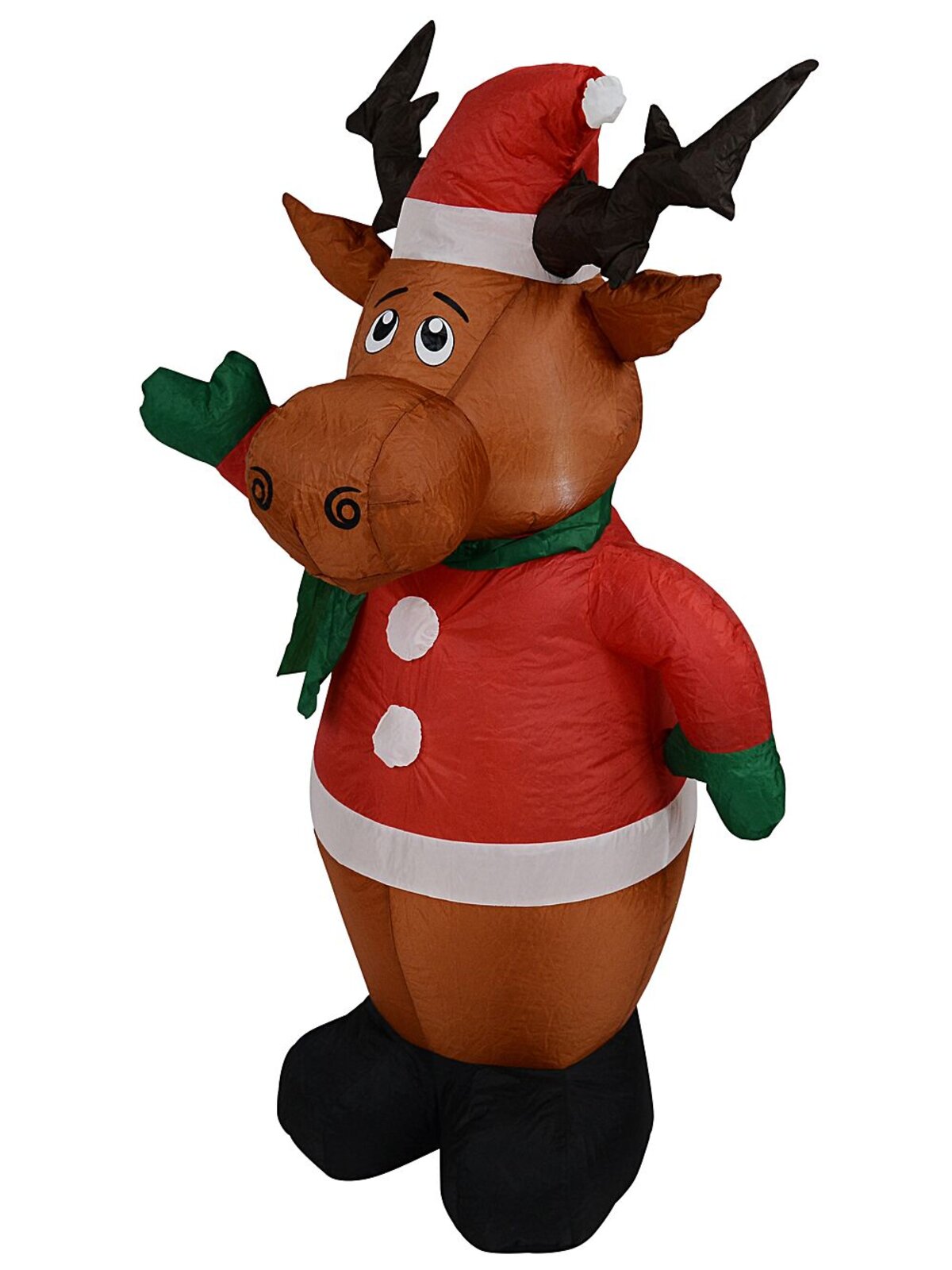 1.2m Adorable Waving Reindeer Illuminated Christmas Inflatable — image 6