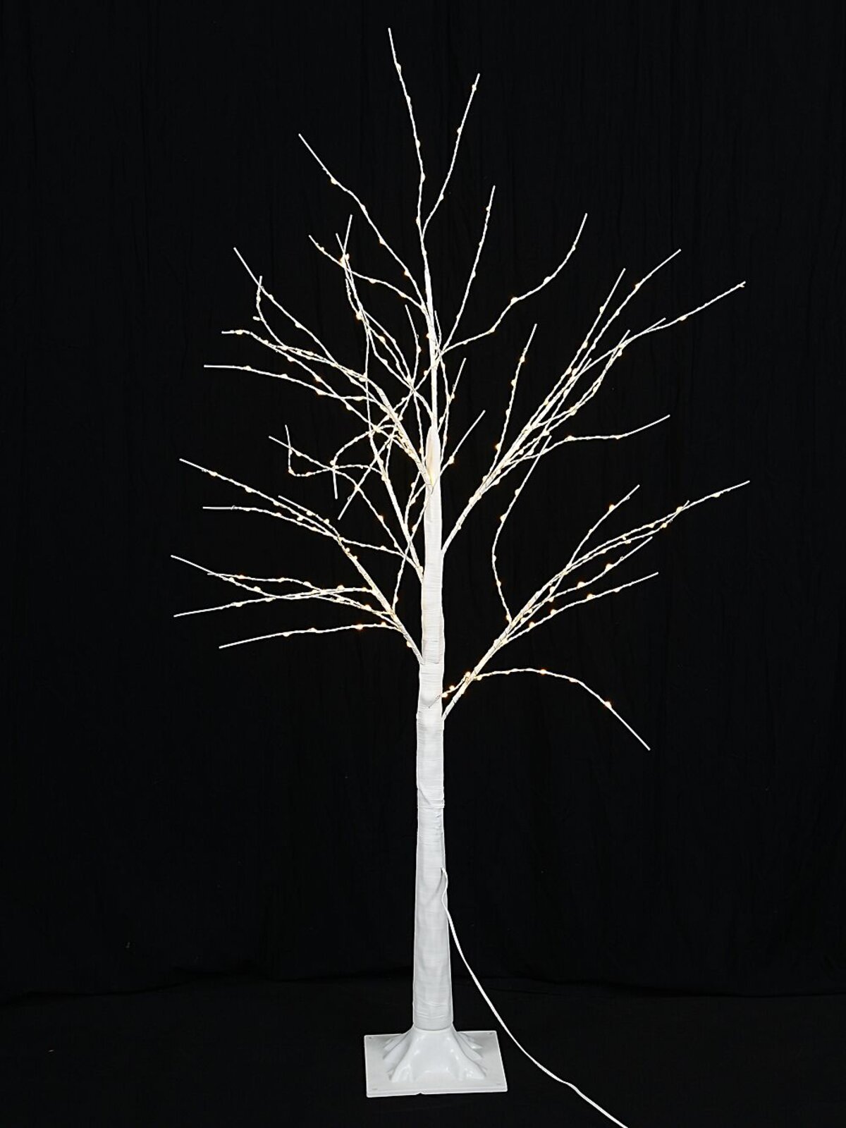 1.2m Neutral White LED White Branch Outdoor Birch Tree — image 5