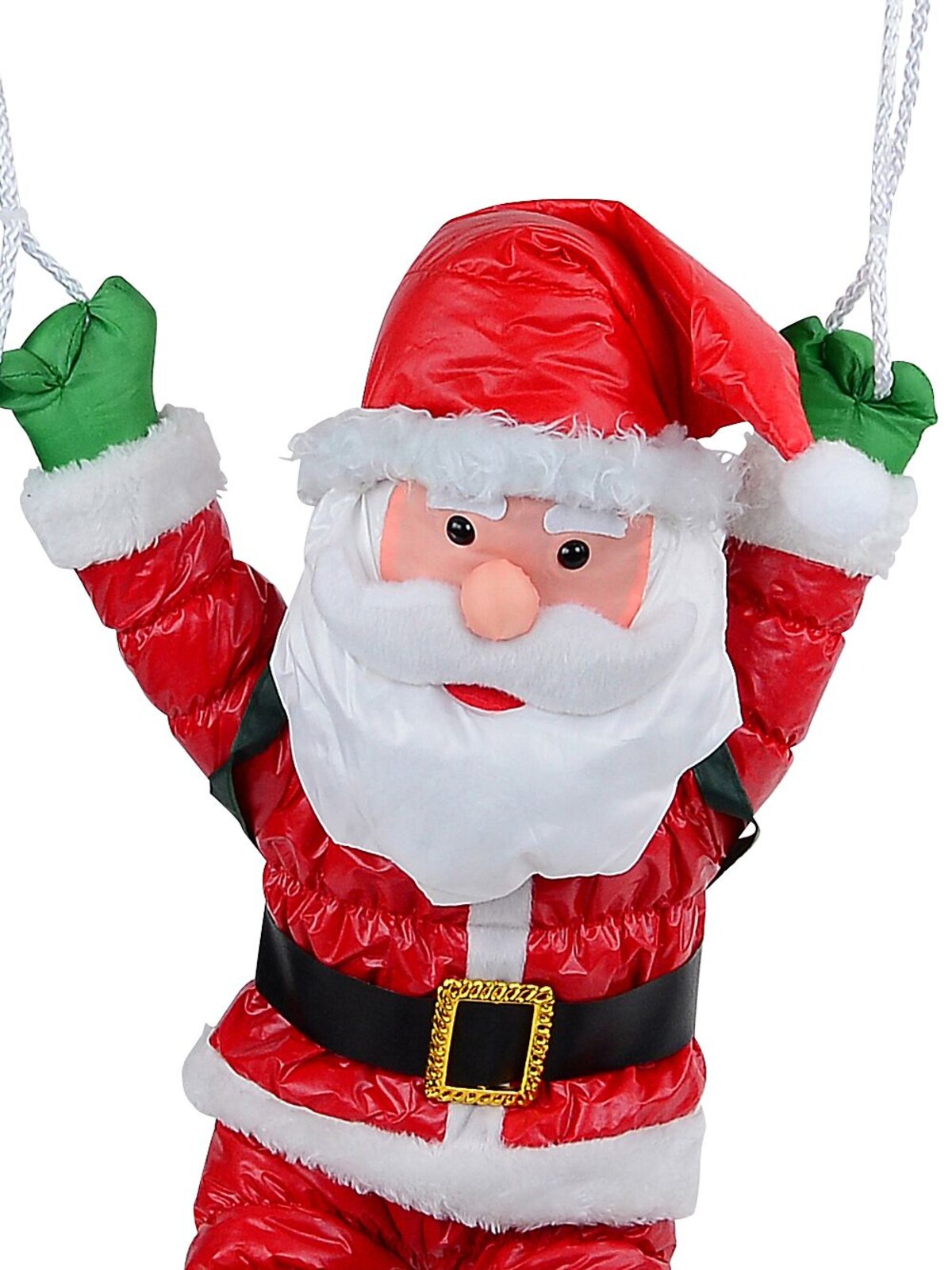 Parachuting Nylon Santa With Backpack Outdoor Decoration | 1.2m — image 4