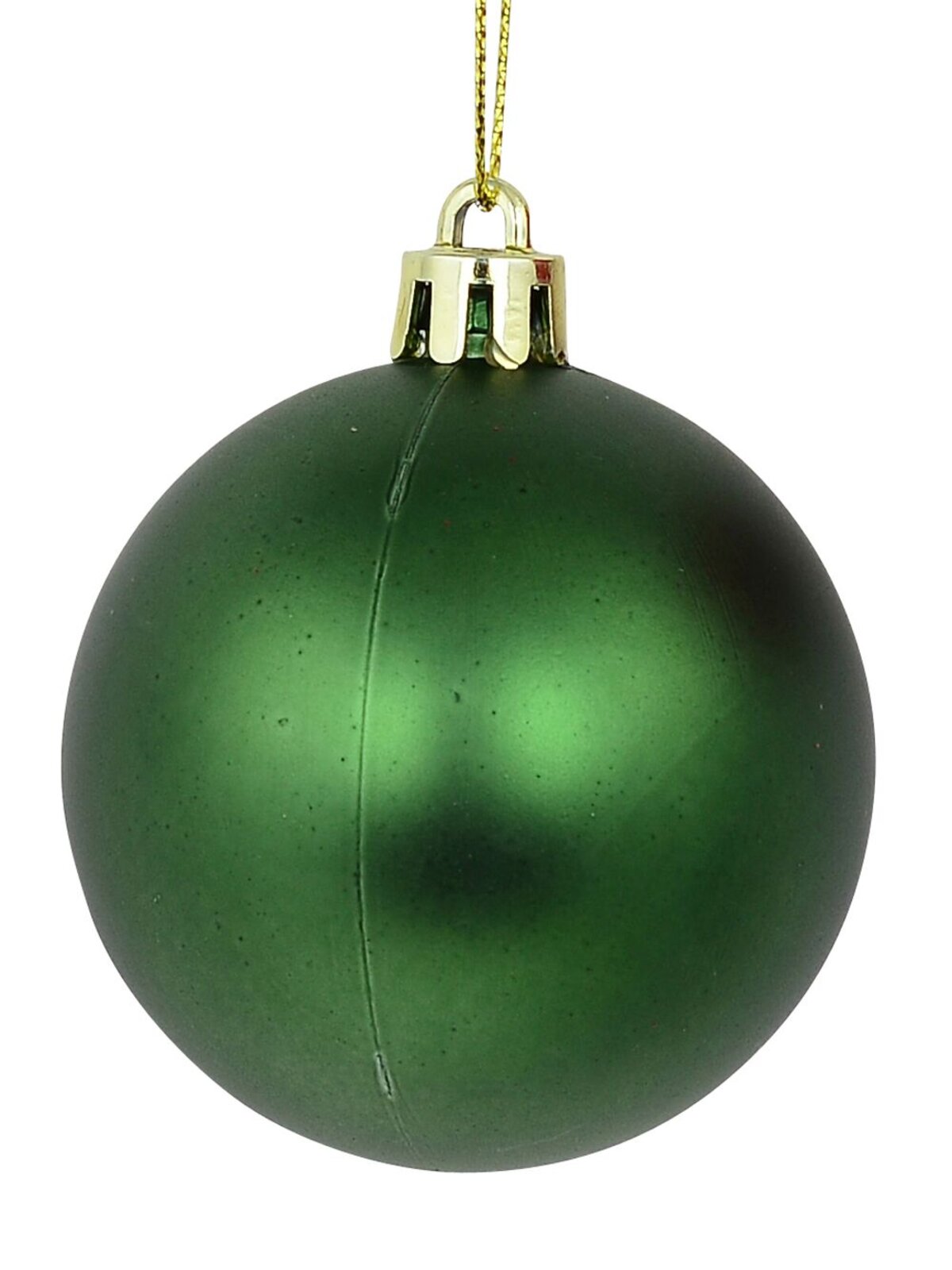 12x Timeless Red Green & Gold Essential Mixed Finish Ball Bauble Set | 60mm — image 4