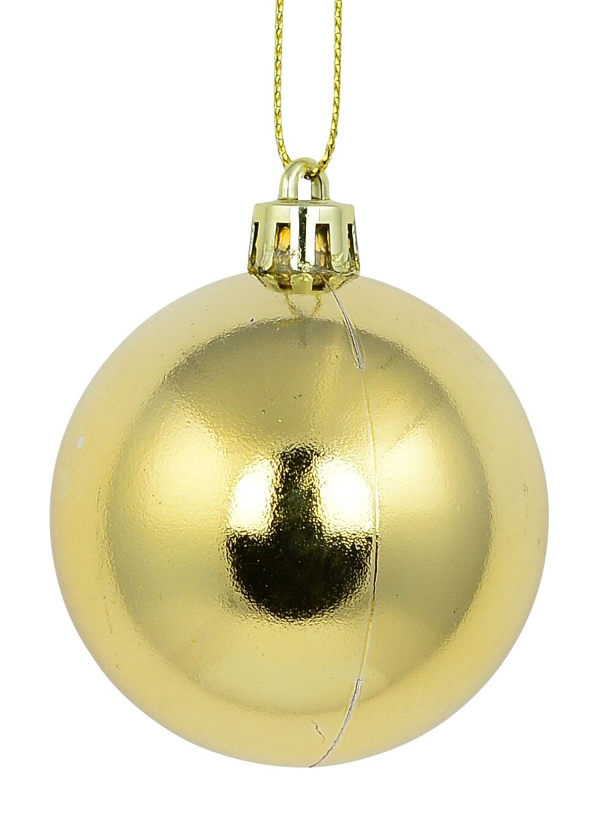 12x Timeless Red Green & Gold Essential Mixed Finish Ball Bauble Set | 60mm — image 5