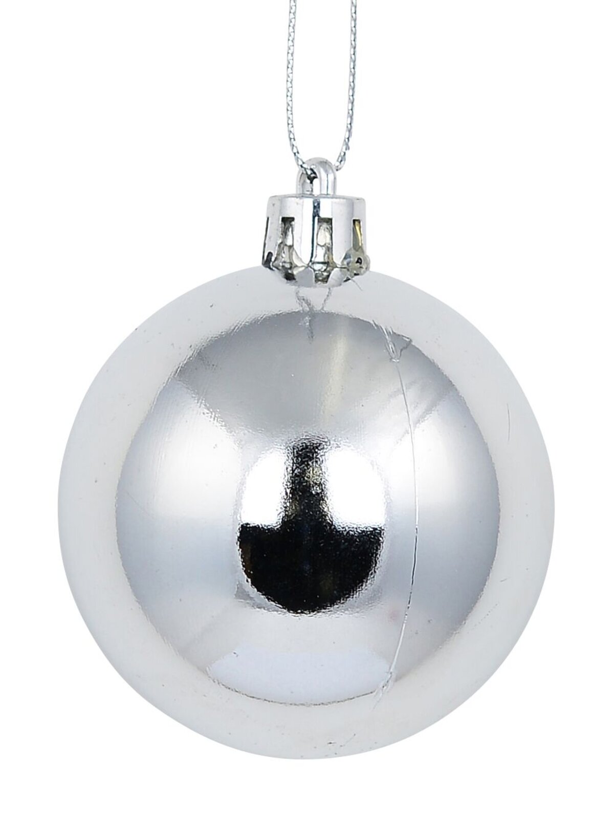 12x Timeless Red & Silver Essential Mixed Finish Baubles | 60mm — image 4