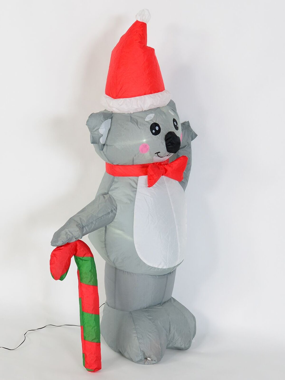 1.3m Cuddles The Koala With Candy Cane Illuminated Christmas Inflatable — image 3