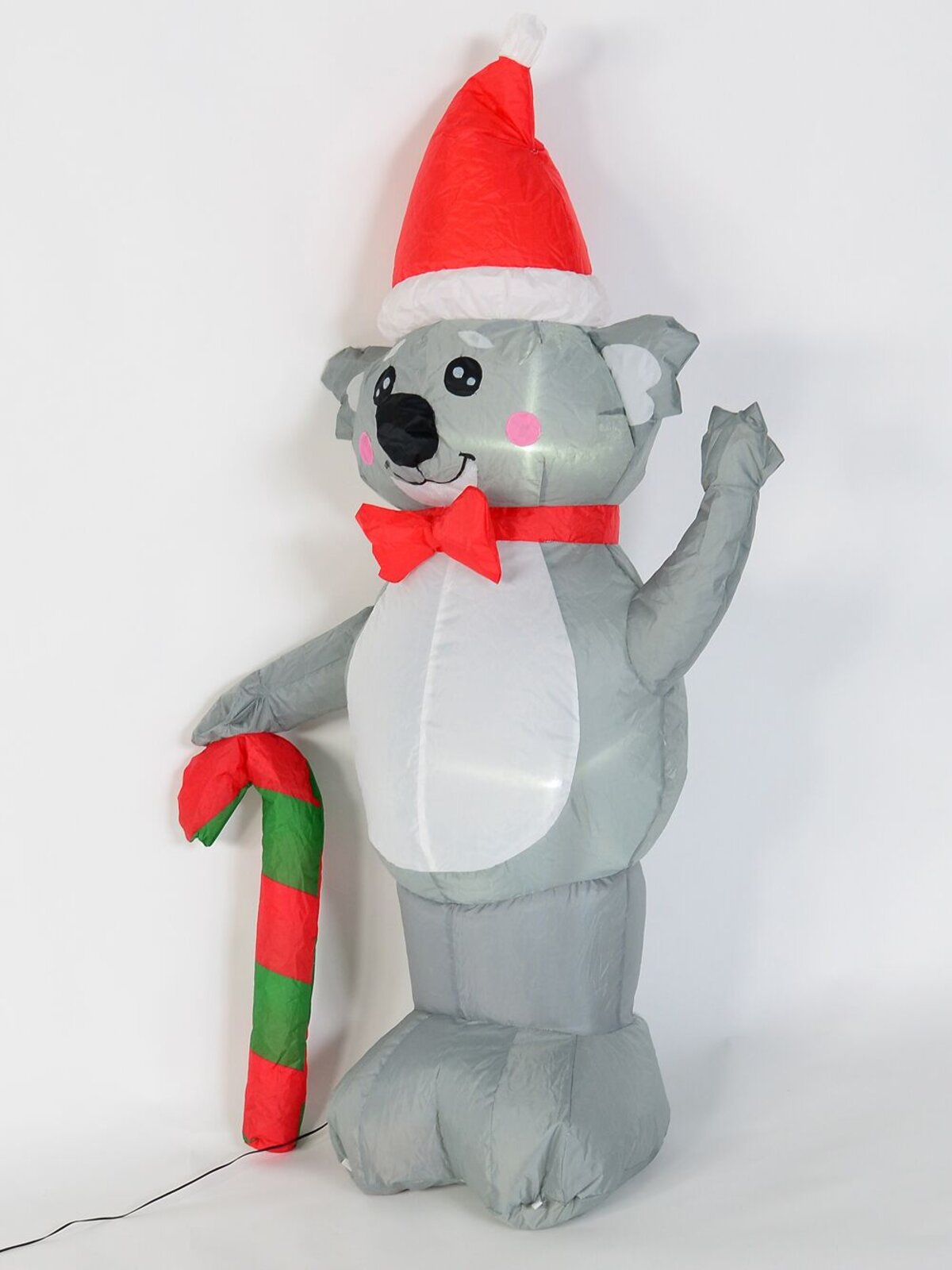 1.3m Cuddles The Koala With Candy Cane Illuminated Christmas Inflatable — image 4