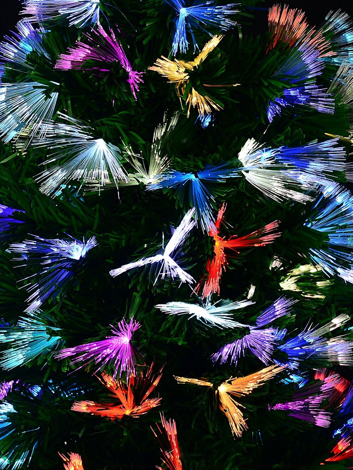 1.5m Vivid Multi Colour Dynamic LED Fibre Optic Christmas Tree | 185 Tips — image 5