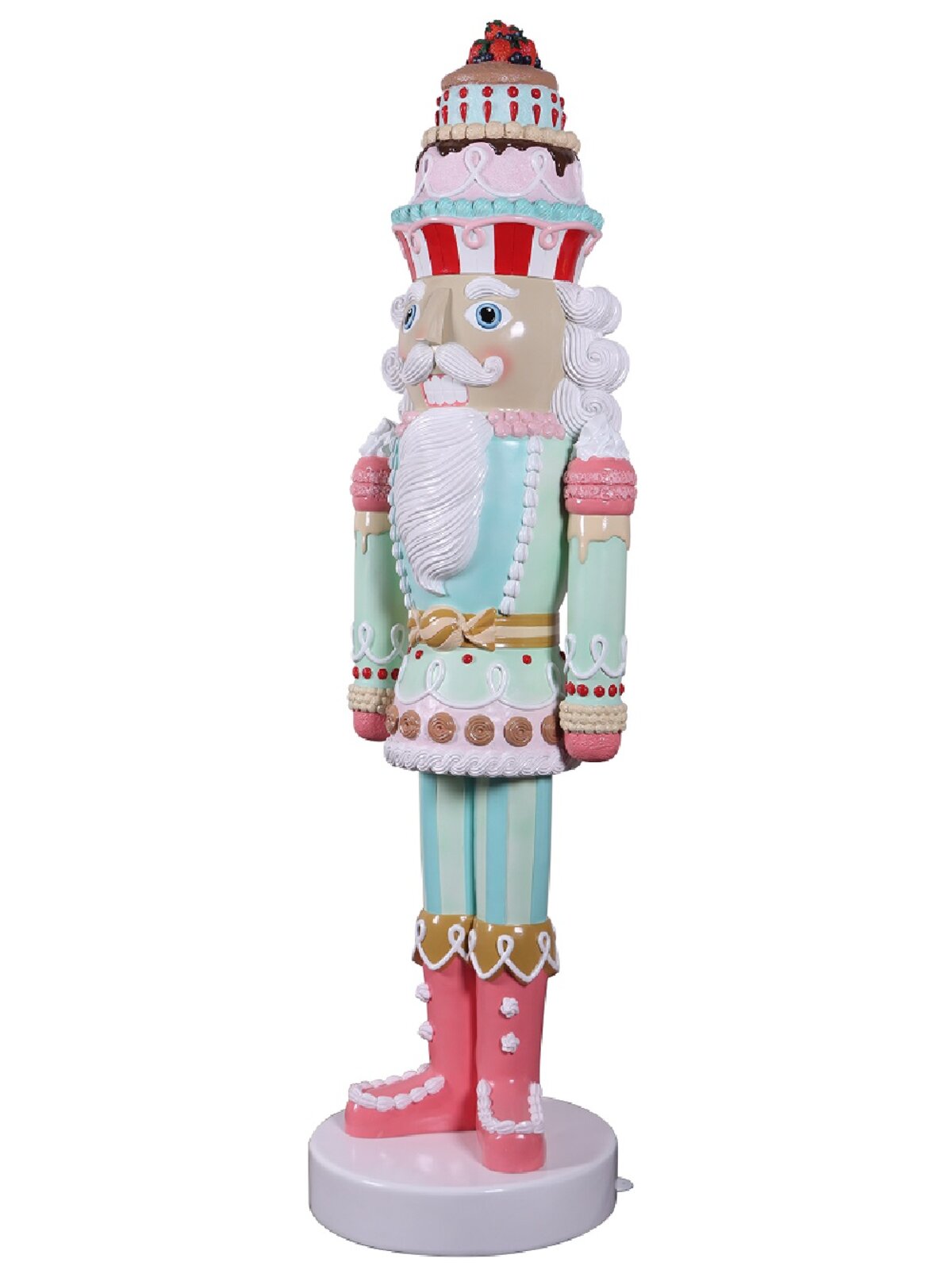 1.8m La Patissier Sweet Nutcracker Life Size Resin Christmas Ornament — image 2