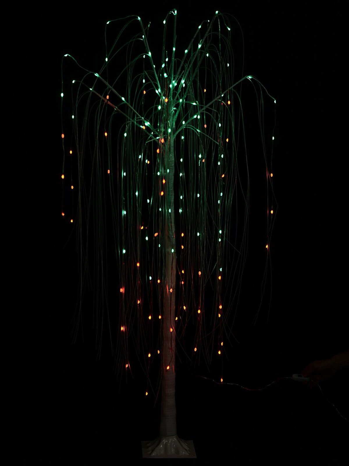 1.8m Multi Colour Digital LED Weeping Willow Outdoor Christmas Tree — image 4