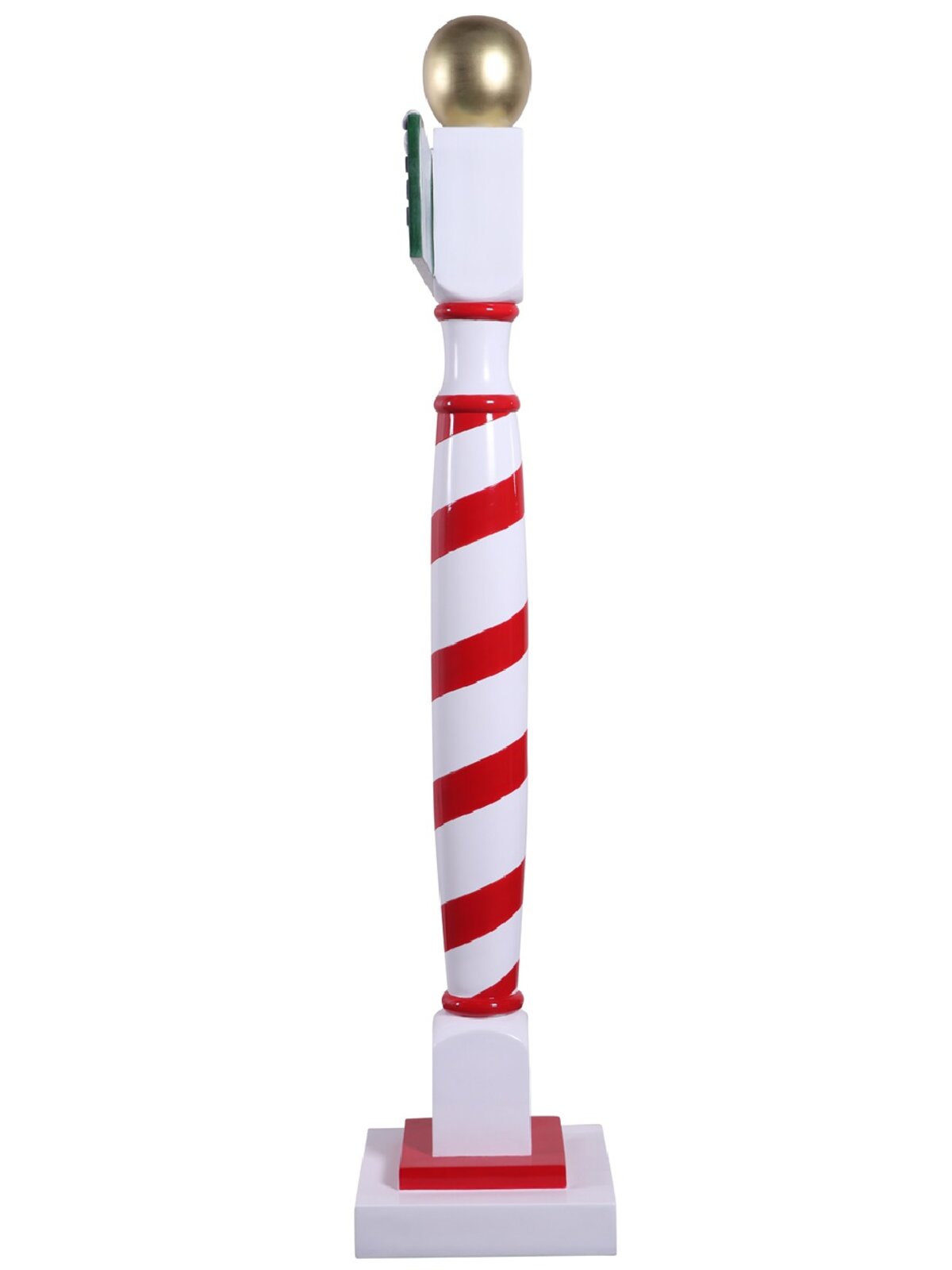 1.8m North Pole Signpost Life Size Resin Christmas Ornament — image 6