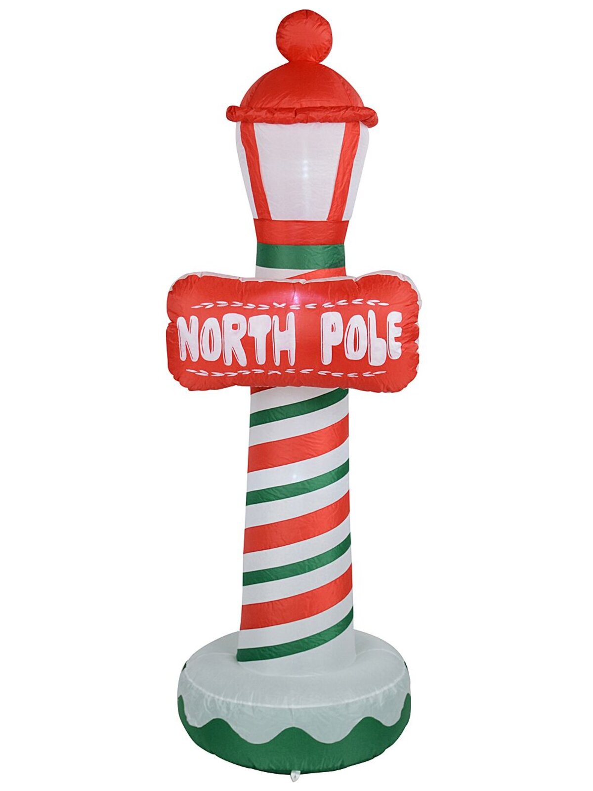 1.8m North Pole Street Lamp Illuminated Christmas Inflatable — image 3