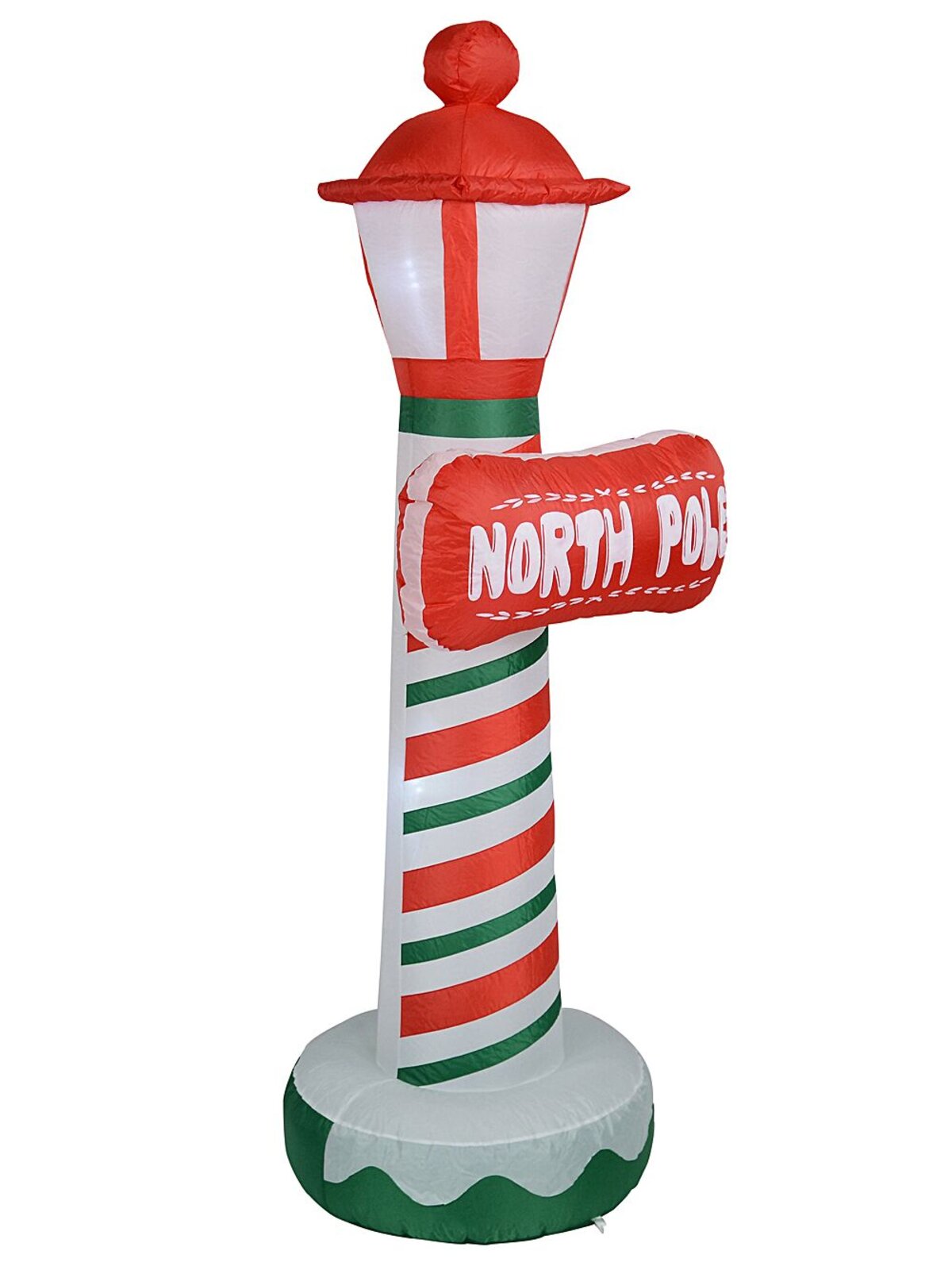 1.8m North Pole Street Lamp Illuminated Christmas Inflatable — image 4