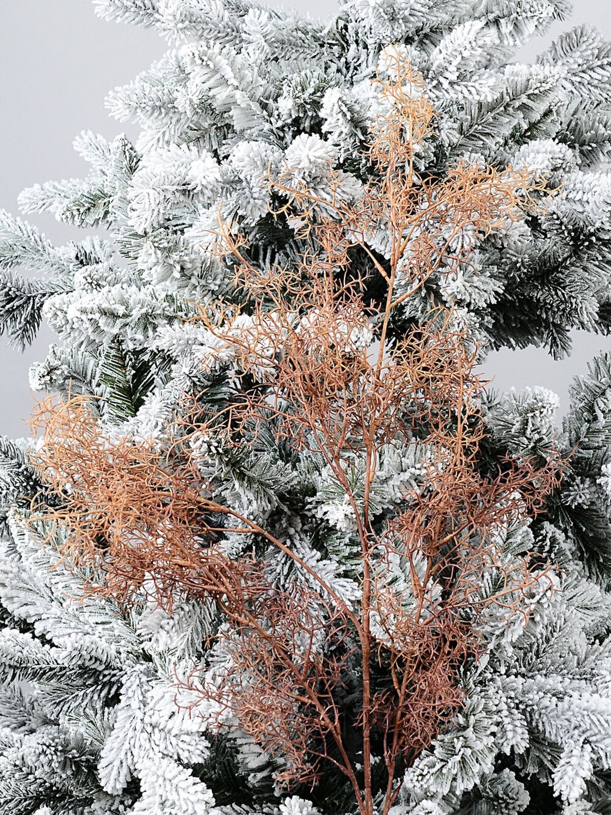 Brown Caramel Deciduous Winter Pine Brush Christmas Stem | 1m — image 2