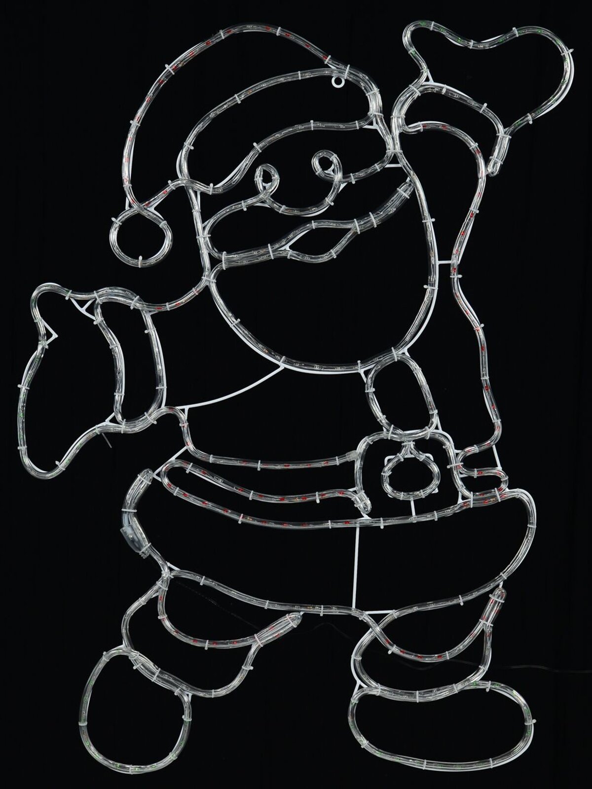 1m Jolly Posing Santa LED Rope Light Silhouette With Twinkle Effect — image 4