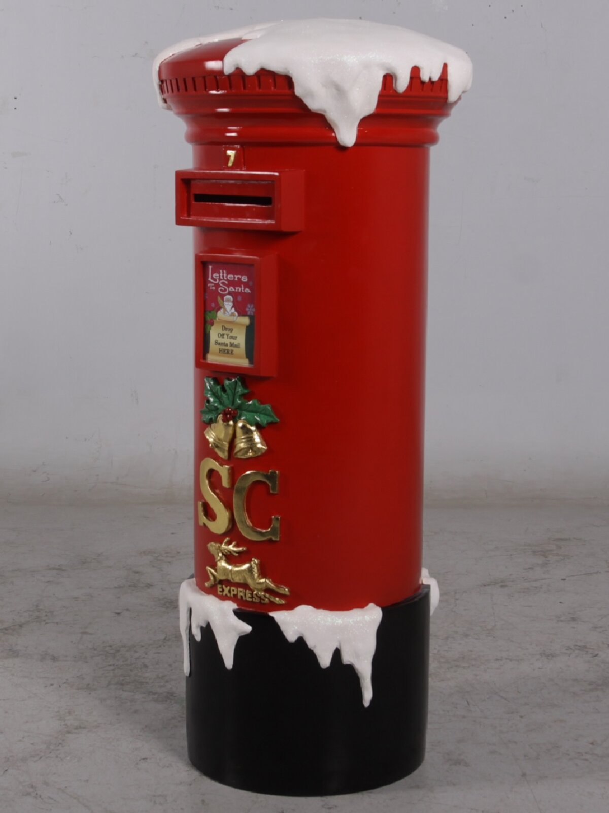 1m Letter To Santa Mailbox Life Size Resin Christmas Ornament — image 3