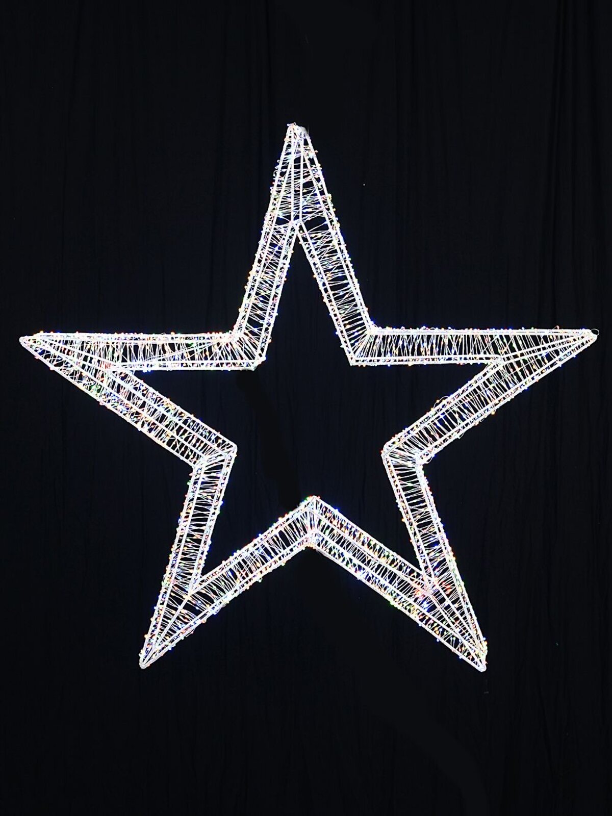 1m Multi Colour LED Lucid Christmas Star Light Display — image 3
