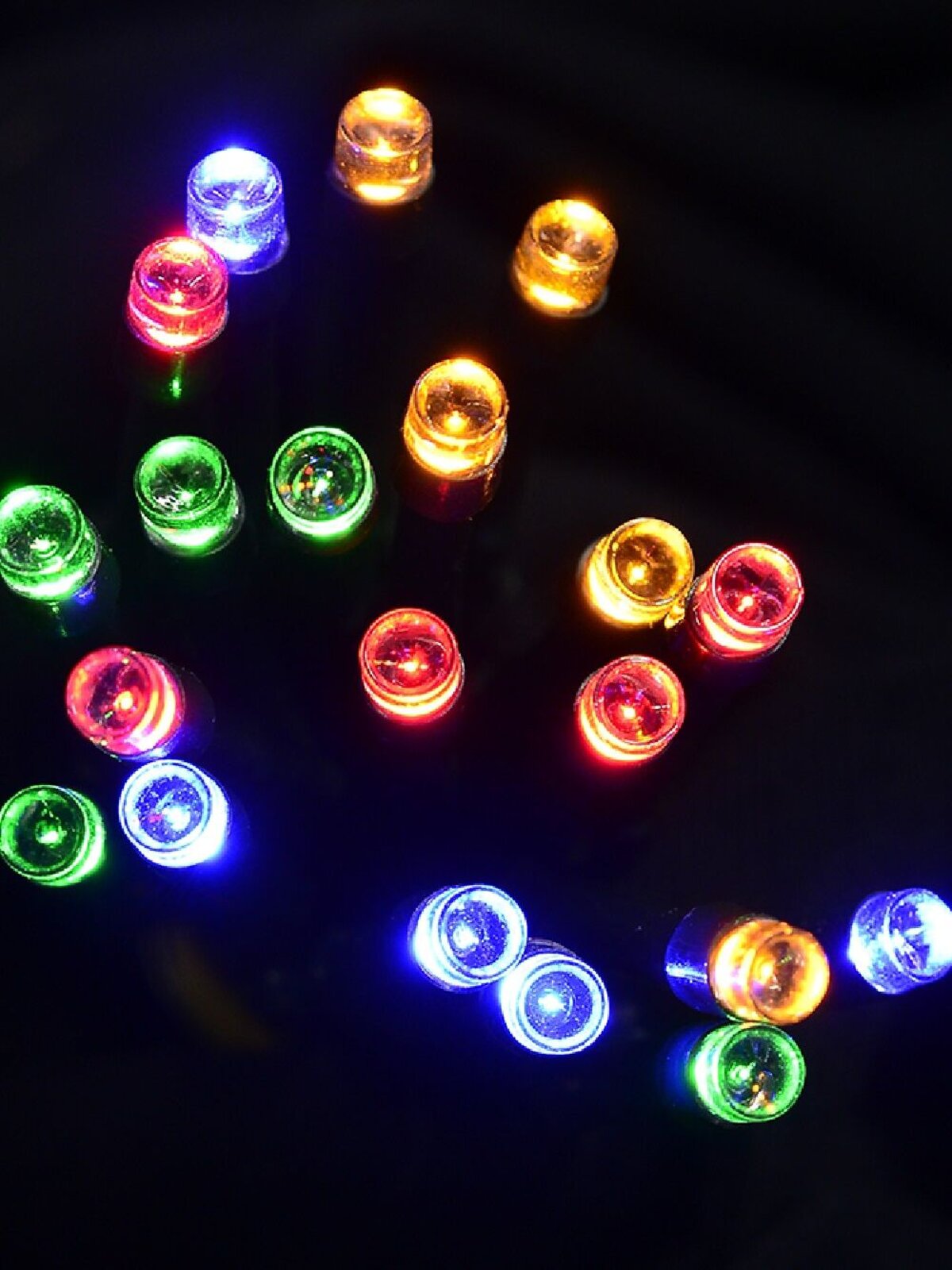 20 Multi Colour LED String Fairy Battery Lights With Static & Flash | 2.4m — image 2