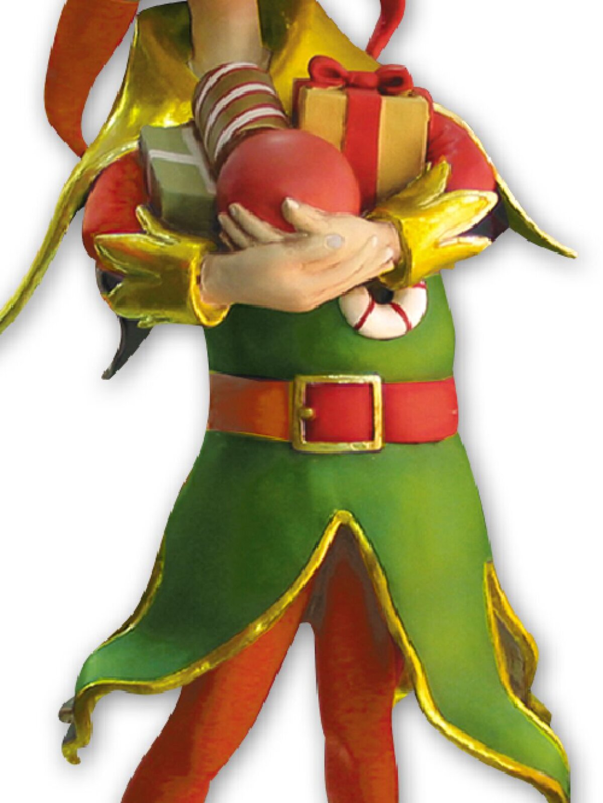 Gorgeous Santa's Little Helper Christmas Elf Boy Resin Life Size Decor - 1.3m — image 3