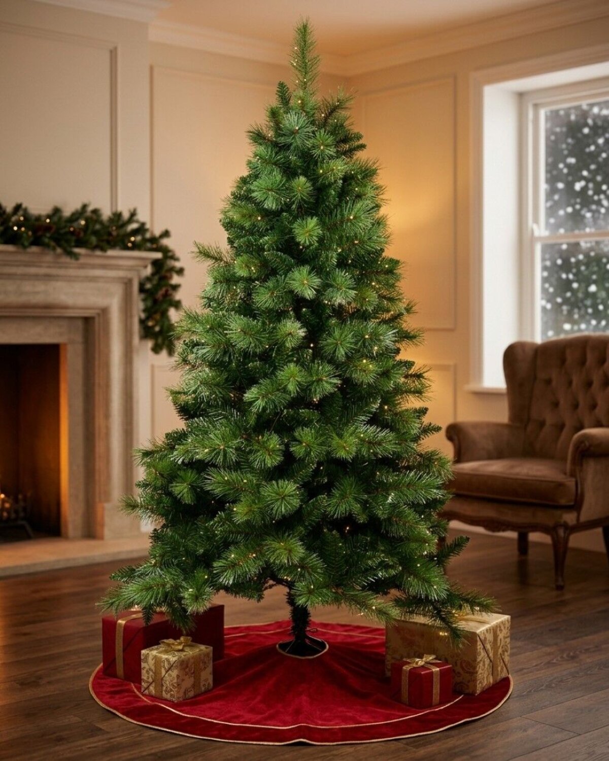 1.8m Weymouth Dual Leaf Christmas Tree | 637 Tips & Hinged Branches — image 2