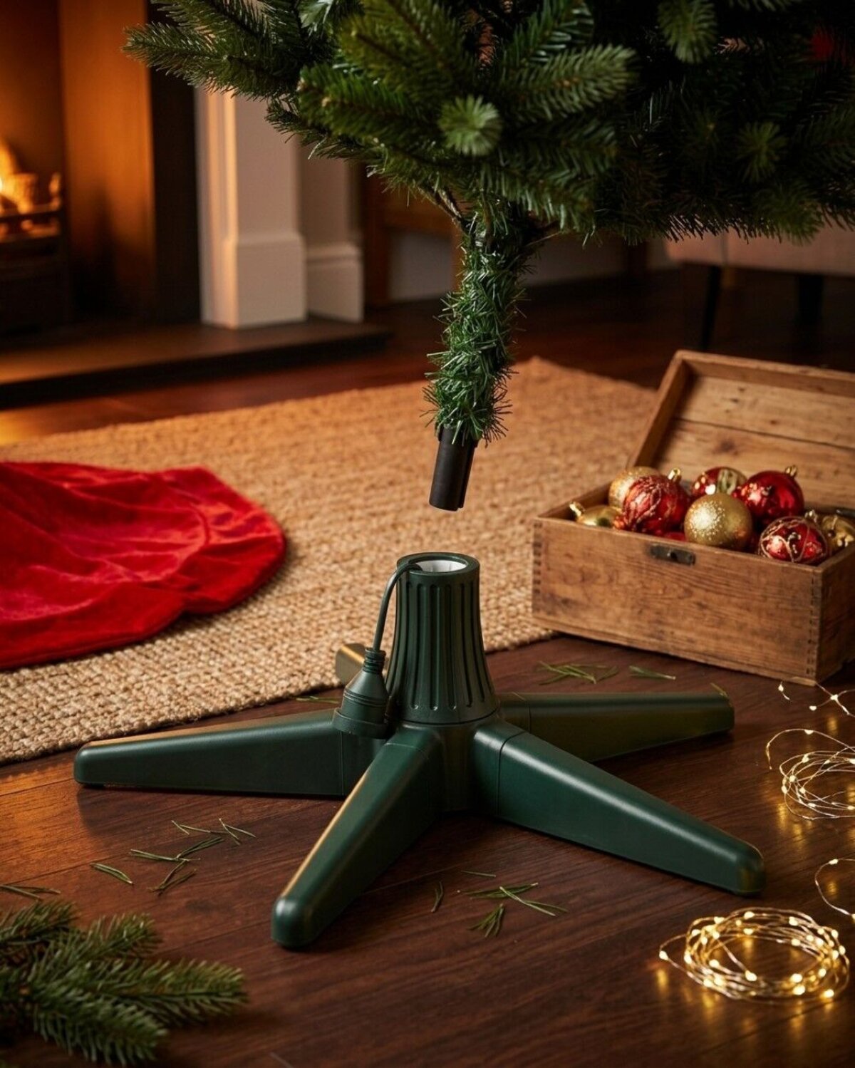 Universal Rotating 360 Artificial Christmas Tree Stand | For 19mm-32mm Pole — image 4