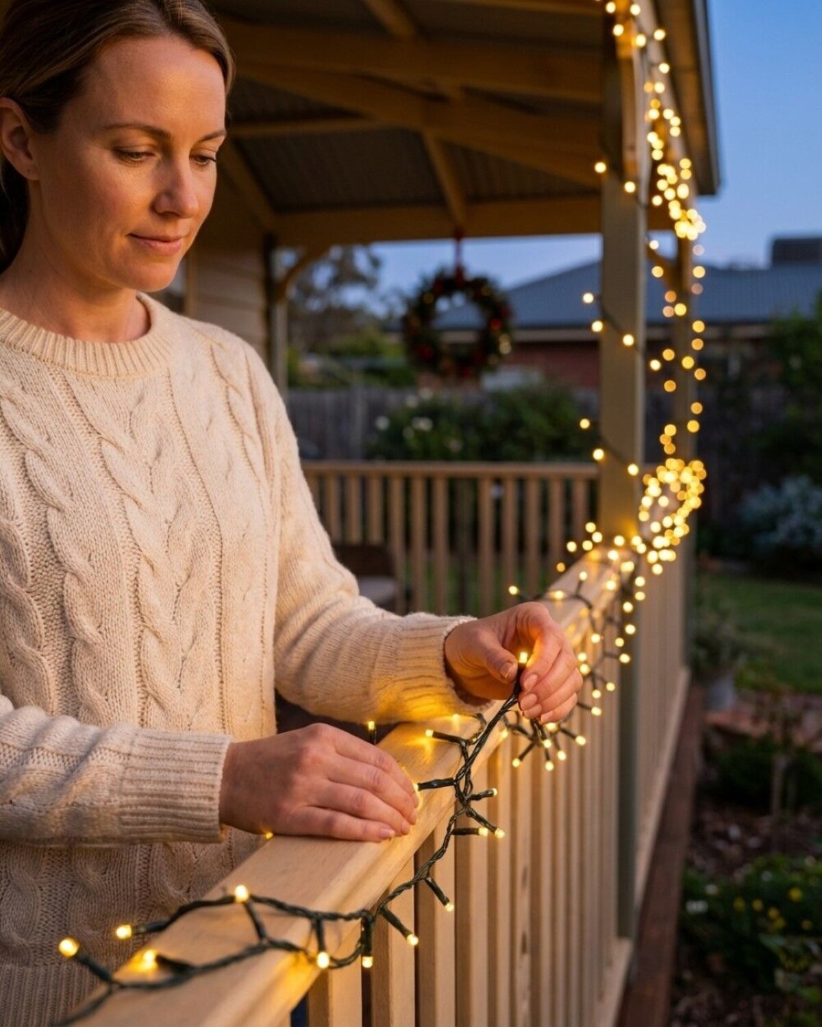 1000 Warm White LED Solar String Fairy Lights 8 Function | 100m — image 3