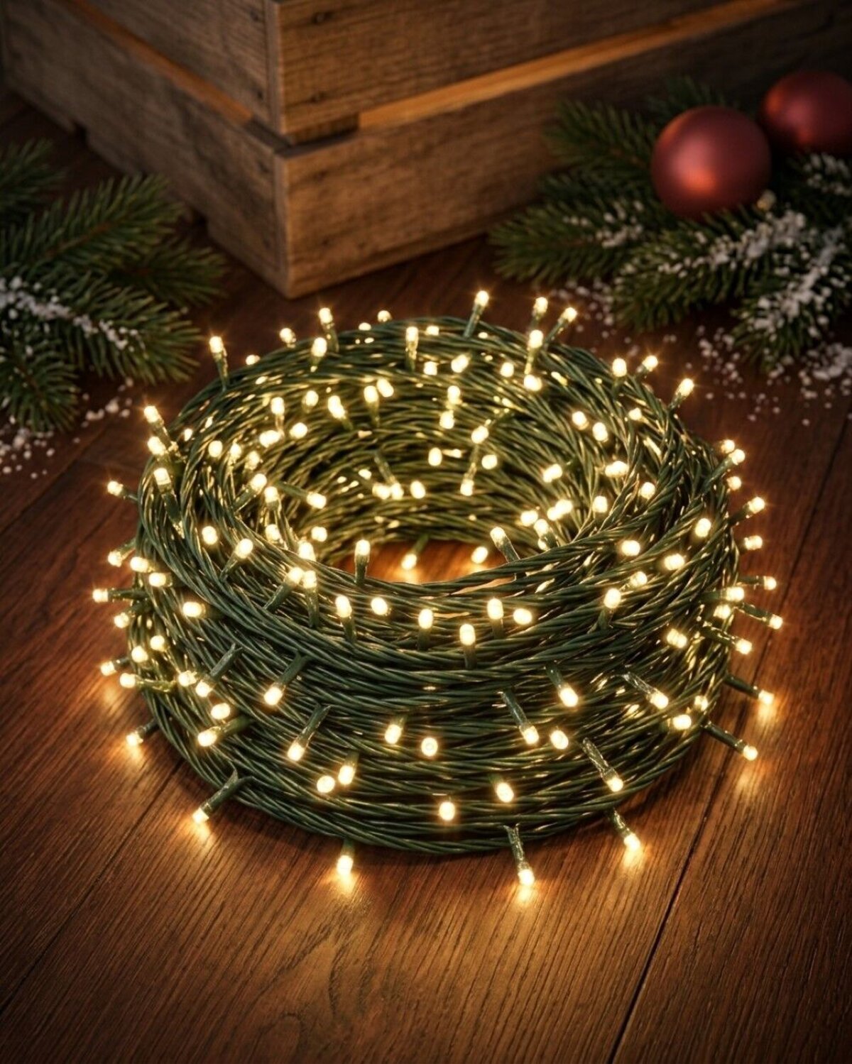 1000 Warm White LED Solar String Fairy Lights 8 Function | 100m — image 4