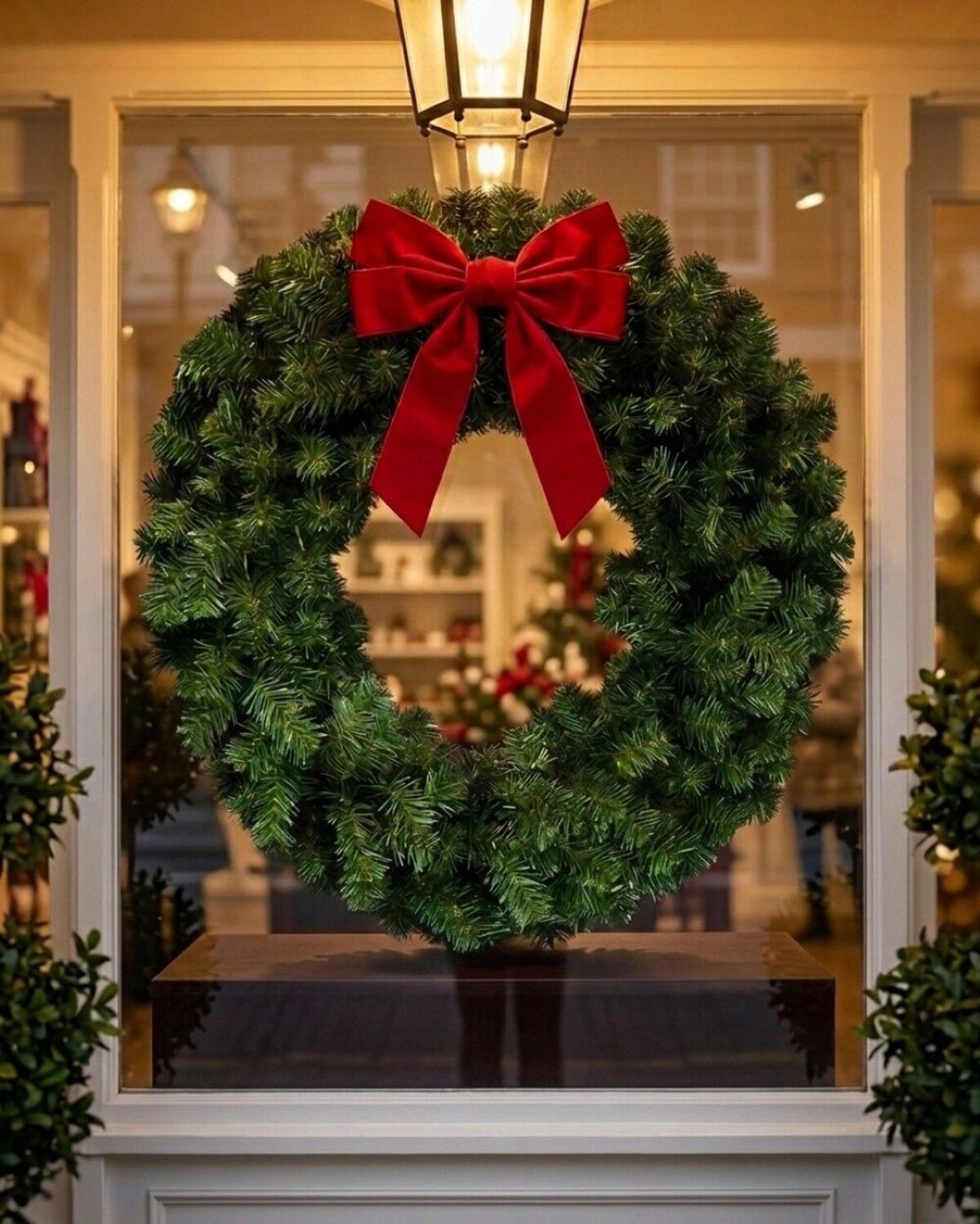 90cm Grand Statement Balsam Fir Christmas Wreath | High Density 354 Tips — image 4