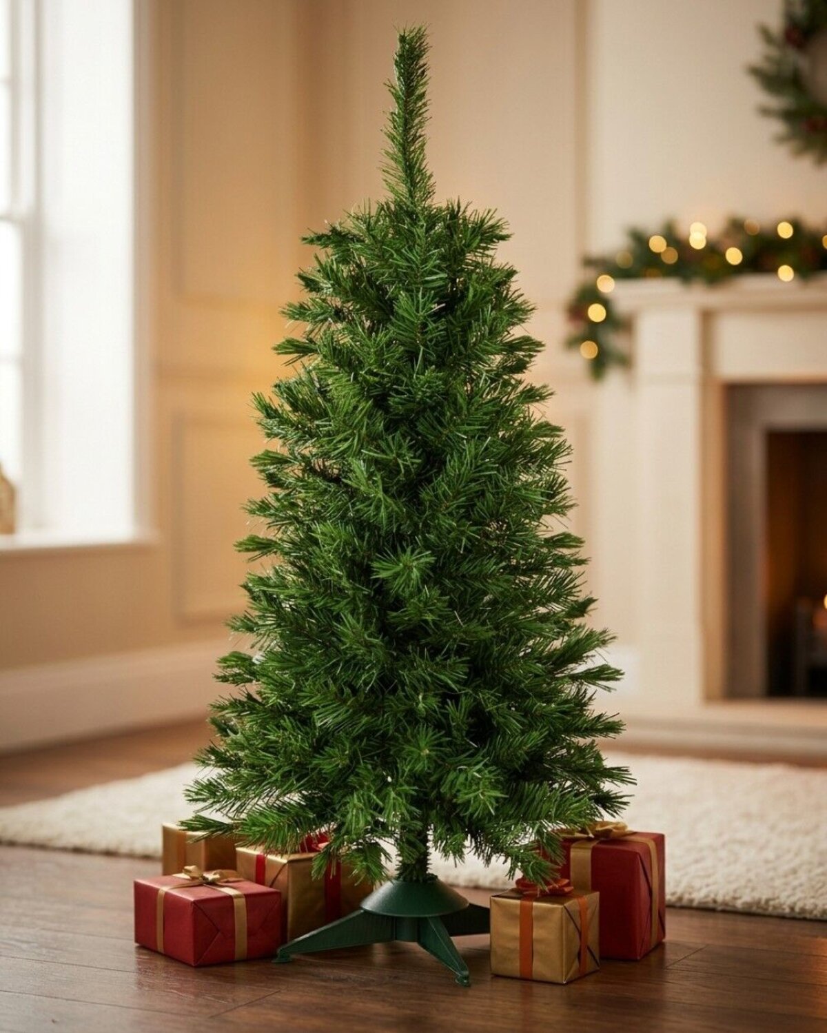 1.2m Valley Fir Evergreen Christmas Sapling Tree | 154 Tips & Attached Branches — image 2