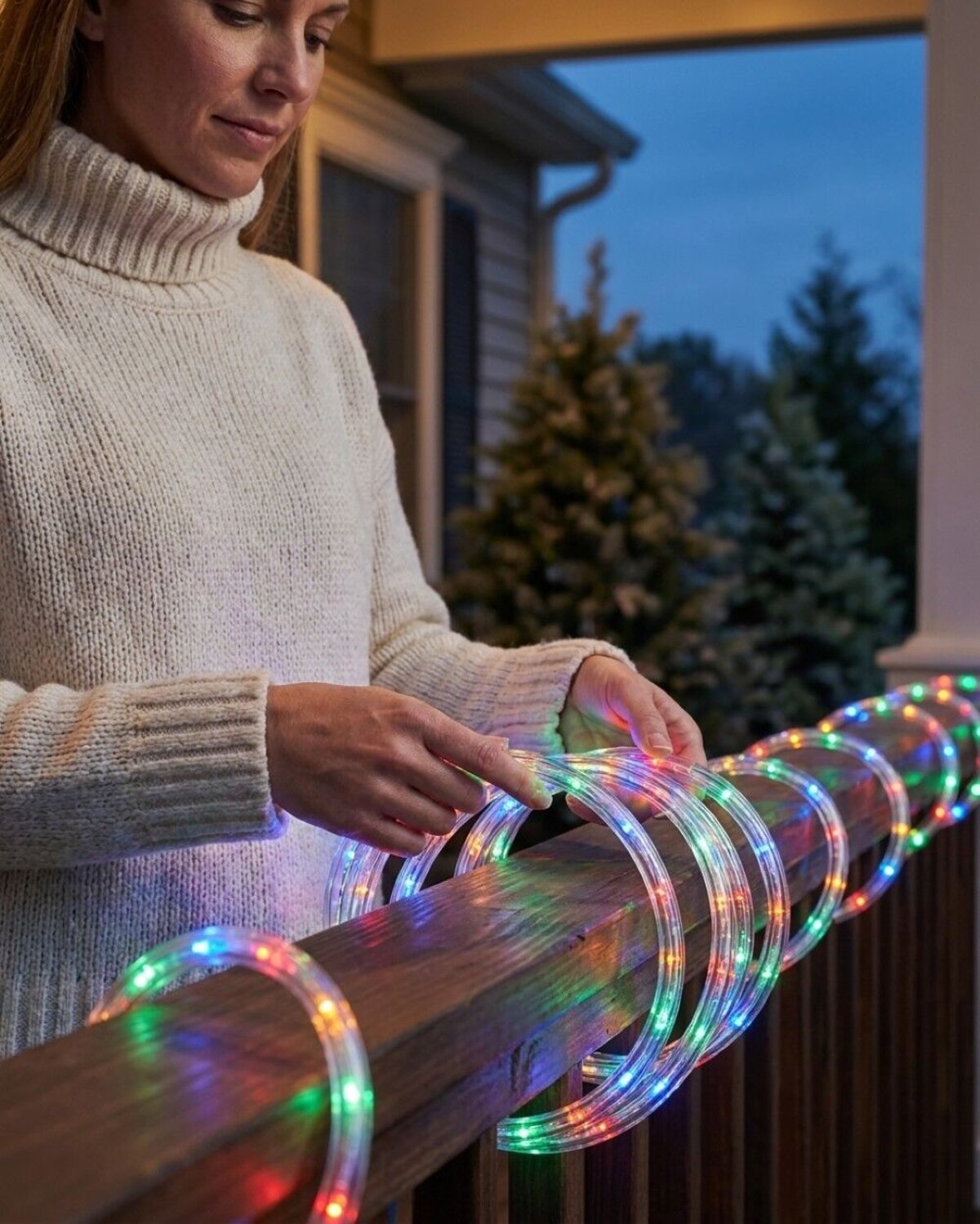 10m Outdoor Multi Colour LED Tube Rope Light | 8 Function Controller — image 2