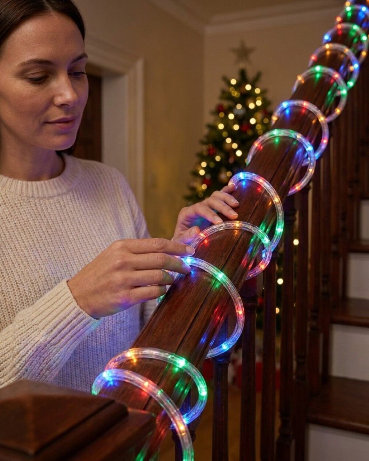 10m Outdoor Multi Colour LED Tube Rope Light | 8 Function Controller — image 4