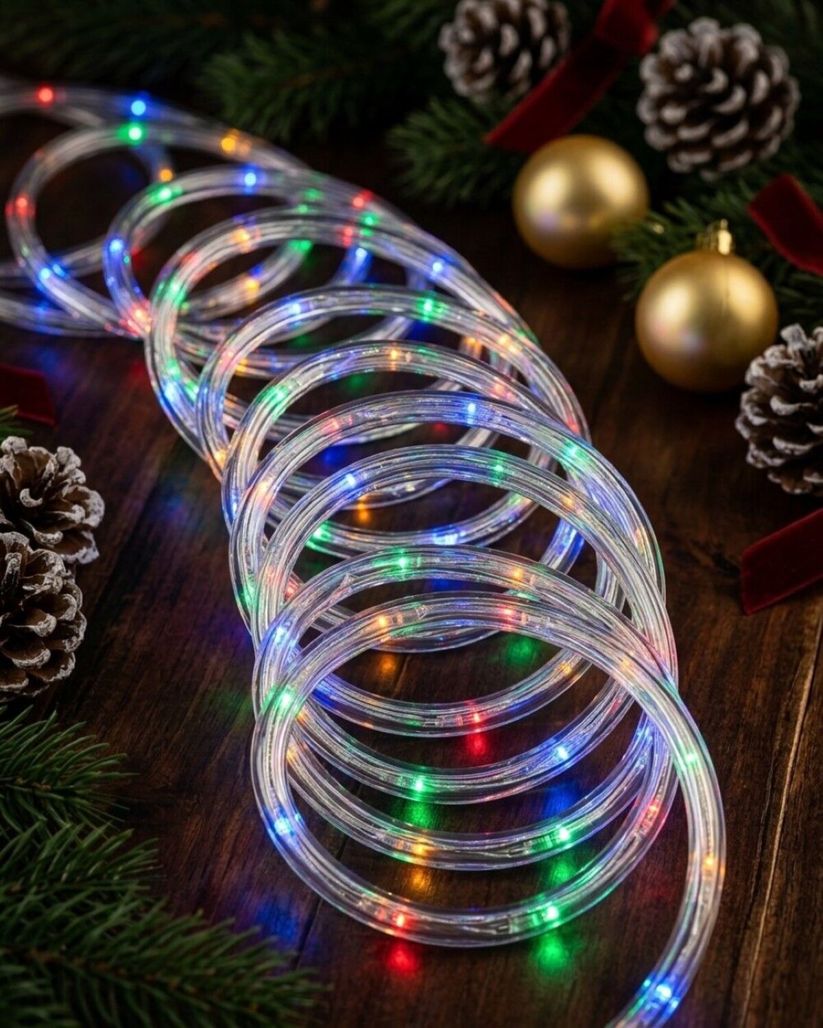 10m Outdoor Multi Colour LED Tube Rope Light | 8 Function Controller — image 3