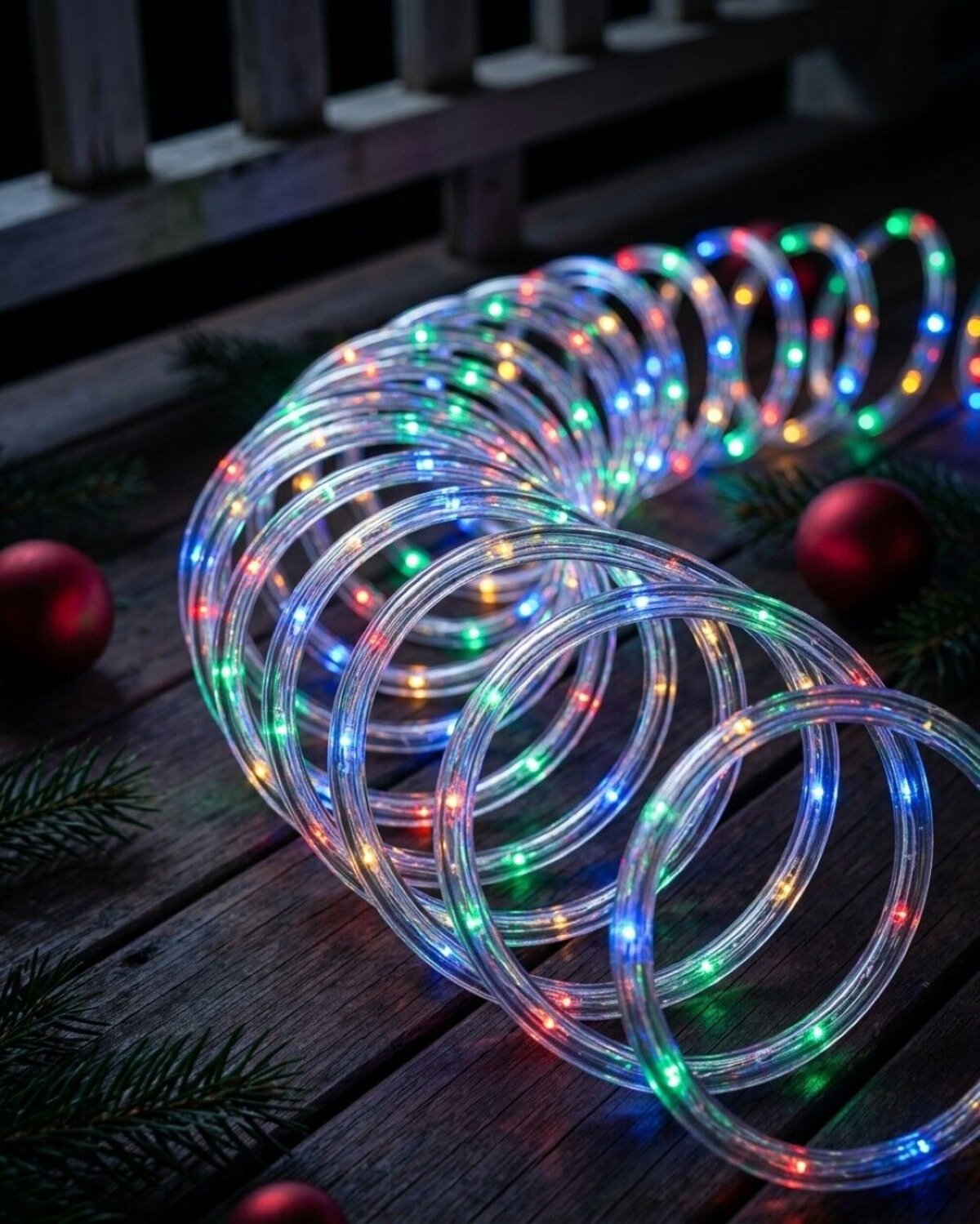 30m Outdoor Multi Colour LED Tube Rope Light | 8 Function Controller — image 3