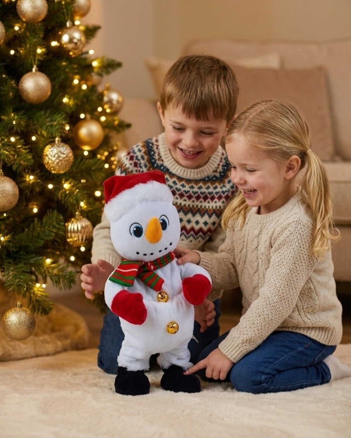 Animated Singing & Dancing Shake Your Groove Thing Disco Snowman | 38cm — image 2