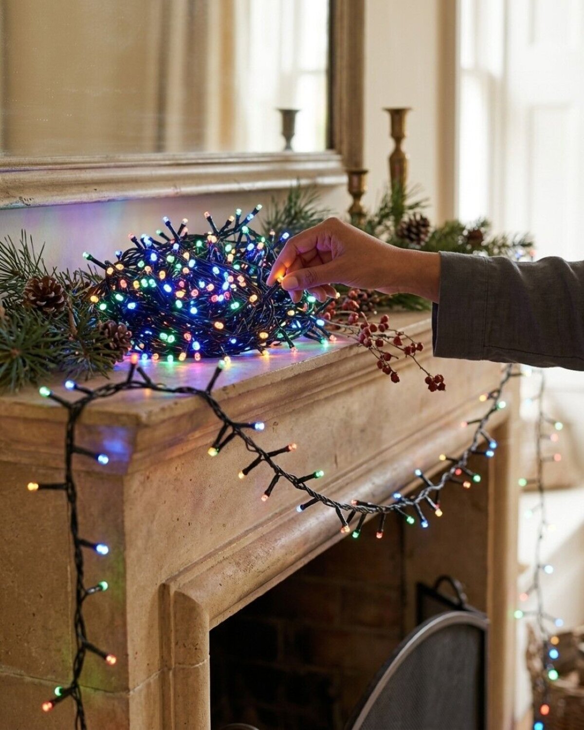 1000 Multi Colour LED String Fairy Lights 8 Function With Timer | 50m — image 2