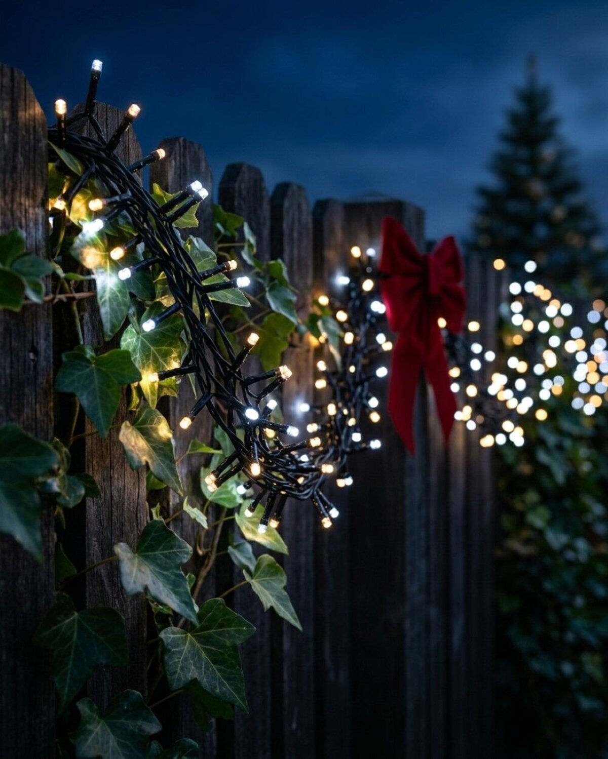 1000 Warm & Cool White LED String Fairy Lights 8 Function With Timer | 50m — image 4